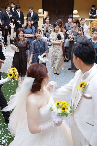 新潟県三条市　長岡市　新潟市　結婚式場　パパママキッズ婚　前撮り　フォト撮影　前撮影　ウェディングパーティー　 ウェディングドレス　チャペル挙式　カラードレス