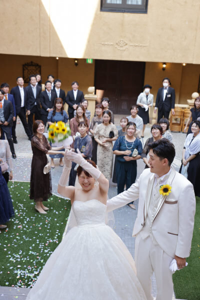 新潟県三条市　長岡市　新潟市　結婚式場　パパママキッズ婚　前撮り　フォト撮影　前撮影　ウェディングパーティー　 ウェディングドレス　チャペル挙式　カラードレス