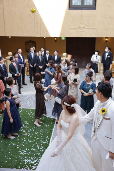 新潟県三条市　長岡市　新潟市　結婚式場　パパママキッズ婚　前撮り　フォト撮影　前撮影　ウェディングパーティー　 ウェディングドレス　チャペル挙式　カラードレス