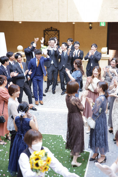 新潟県三条市　長岡市　新潟市　結婚式場　パパママキッズ婚　前撮り　フォト撮影　前撮影　ウェディングパーティー　 ウェディングドレス　チャペル挙式　カラードレス