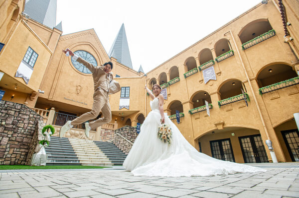 新潟県三条市　長岡市　新潟市　結婚式場　パパママキッズ婚　前撮り　フォト撮影　前撮影　ウェディングパーティー　 ウェディングドレス　チャペル挙式　カラードレス