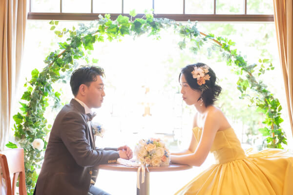 新潟県三条市　長岡市　新潟市　結婚式場　前撮り　フォト撮影　前撮影　ウェディングドレス　チャペル挙式　カラードレス　和装