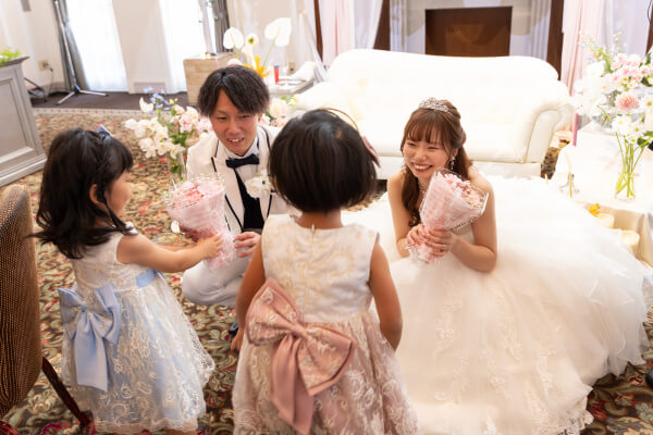 新潟県三条市　長岡市　見附市　結婚式場　子供演出　おススメ　感動　