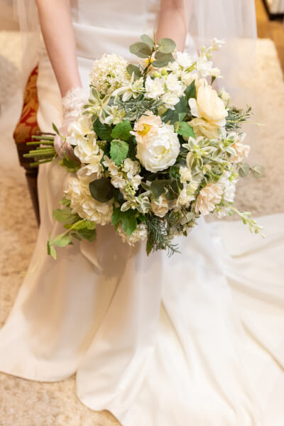 新潟県　三条市　長岡市　見附市　結婚式　ドレス　王道　エレガント　クラシカル　ブーケ
