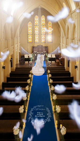 新潟県三条市　長岡市　見附市　結婚式場　チャペル式　大聖堂　卒花嫁　プレ花嫁　バージンロード