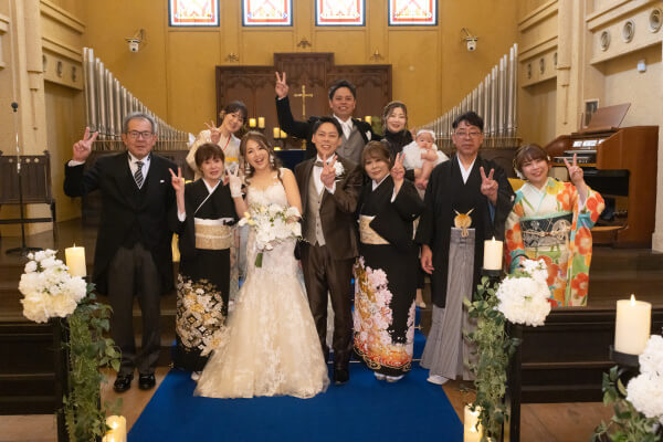 新潟県三条市　長岡市　新潟市　結婚式場　ウェディングドレス　ファミリーミート