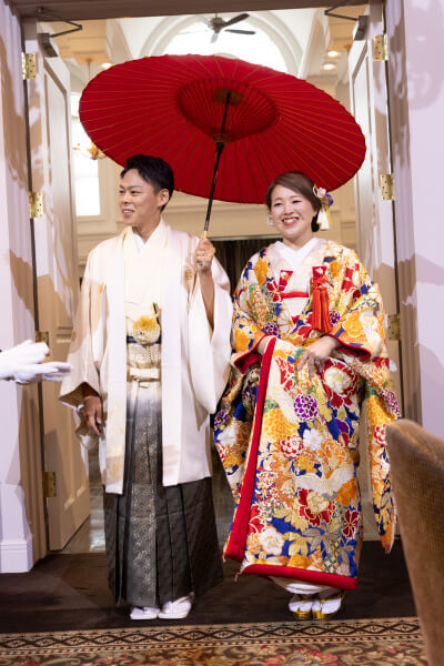 新潟県三条市　結婚式場　新潟市　見附市　長岡市　パーティ入場　色直し　退場　演出　サプライズ