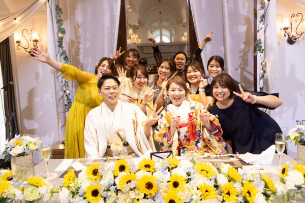新潟県三条市　長岡市　新潟市　結婚式場　ウェディングパーティー　和装　カラードレス