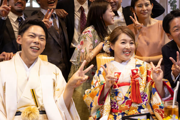 新潟県三条市　長岡市　新潟市　結婚式場　ウェディングパーティー　和装　カラードレス