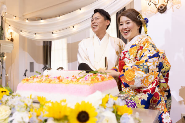 新潟県三条市　長岡市　新潟市　結婚式場　ウェディングパーティー　和装　カラードレス