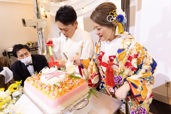新潟県三条市　長岡市　新潟市　結婚式場　ウェディングパーティー　和装　カラードレス