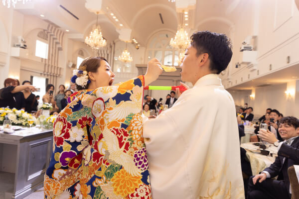 新潟県三条市　長岡市　新潟市　結婚式場　ウェディングパーティー　和装　カラードレス