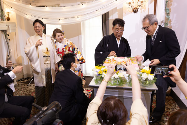 新潟県三条市　長岡市　新潟市　結婚式場　ウェディングパーティー　和装　カラードレス