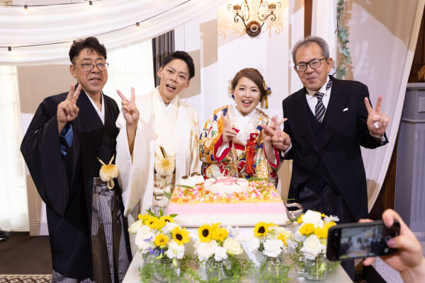 新潟県三条市　長岡市　新潟市　結婚式場　ウェディングパーティー　和装　カラードレス