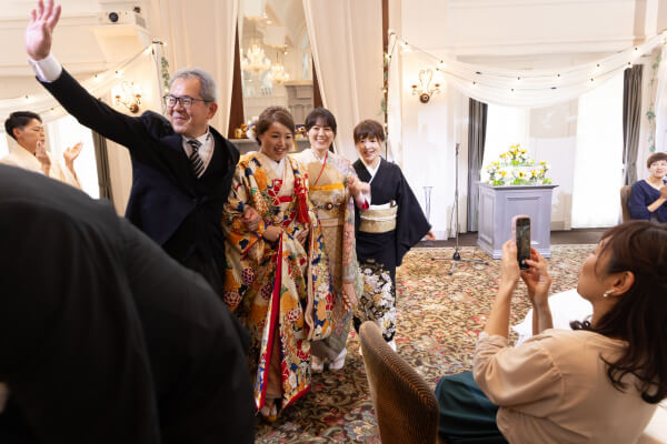 新潟県三条市　長岡市　新潟市　結婚式場　ウェディングパーティー　和装　カラードレス