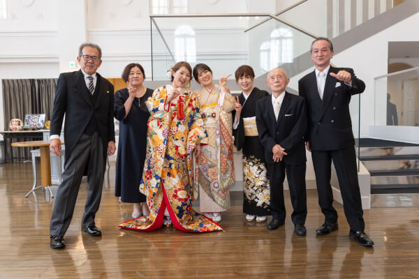 新潟県三条市　長岡市　新潟市　結婚式場　ウェディングパーティー　和装　カラードレス