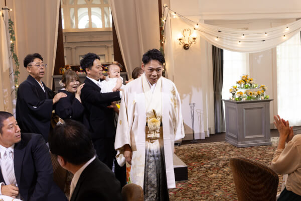 新潟県三条市　長岡市　新潟市　結婚式場　ウェディングパーティー　和装　カラードレス