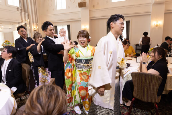 新潟県三条市　長岡市　新潟市　結婚式場　ウェディングパーティー　和装　カラードレス