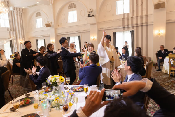 新潟県三条市　長岡市　新潟市　結婚式場　ウェディングパーティー　和装　カラードレス