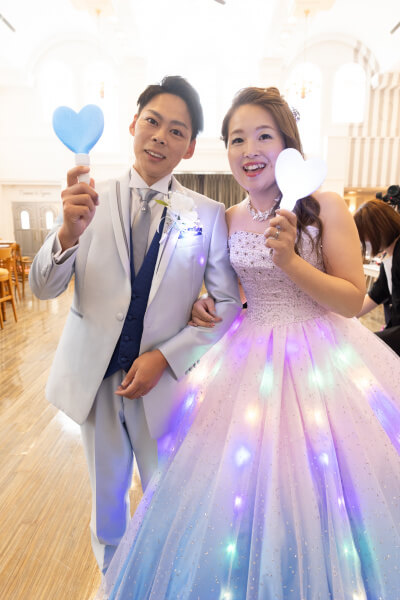 新潟県三条市　長岡市　新潟市　結婚式場　ウェディングパーティー　　カラードレス