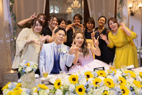 新潟県三条市　長岡市　新潟市　結婚式場　ウェディングパーティー　　カラードレス