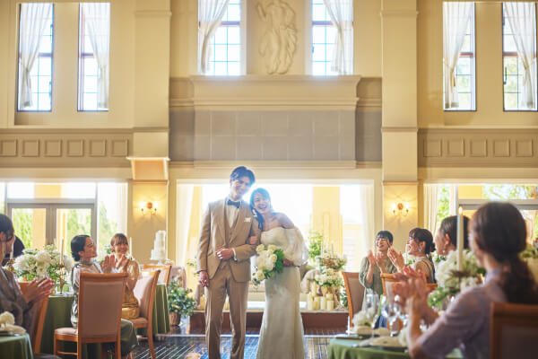新潟県三条市　結婚式場　新潟市　見附市　長岡市　パーティ入場　色直し　退場　演出　サプライズ