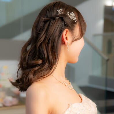 新潟県三条市、長岡市、見附市、結婚式場、ヘアスタイル