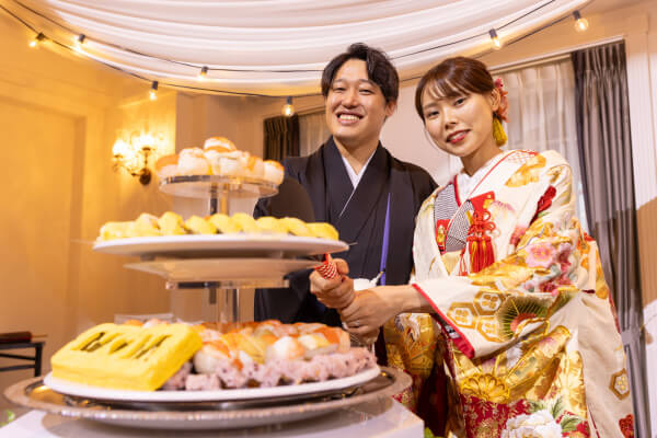 新潟県三条市　長岡市　新潟市　結婚式場　ウェディングパーティー　カラードレス    和装　　前撮り
