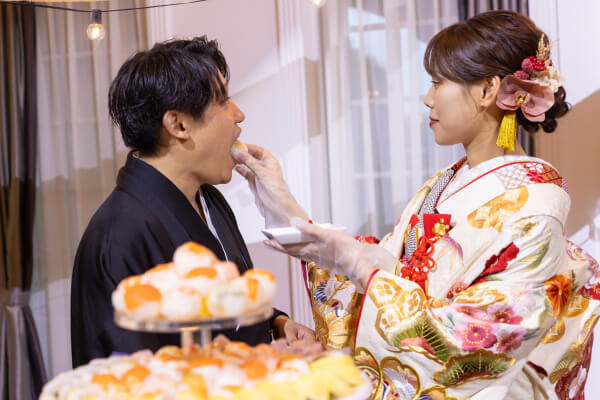 新潟県三条市　長岡市　新潟市　結婚式場　ウェディングパーティー　カラードレス    和装　　前撮り