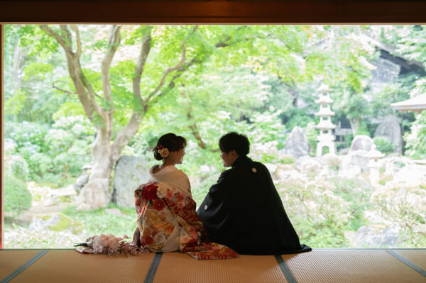 新潟県三条市　長岡市　新潟市　結婚式場　ウェディングパーティー　カラードレス    和装　　前撮り