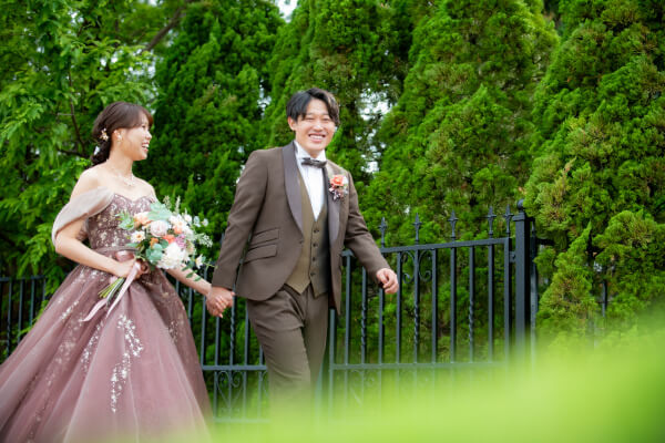 新潟県三条市　長岡市　新潟市　結婚式場　ウェディングパーティー　カラードレス    和装　　前撮り