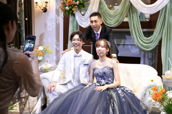 新潟県三条市　長岡市　新潟市　結婚式場　ウェディングパーティー　カラードレス    前撮り
