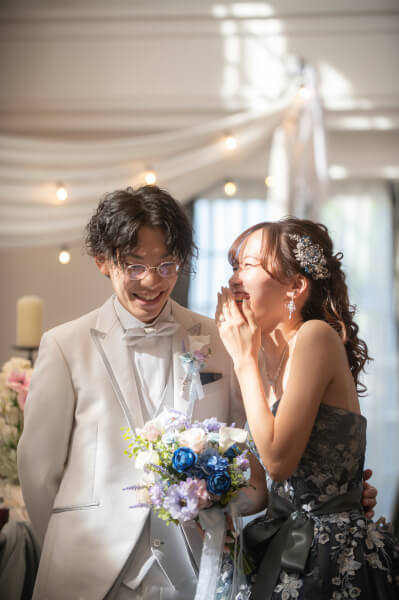 新潟県三条市　長岡市　新潟市　結婚式場　ウェディングパーティー　カラードレス    前撮り
