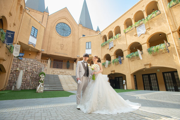 新潟県三条市　長岡市　新潟市　結婚式場　チャペル挙式　ウェディングドレス　　パパママキッズ婚   前撮り