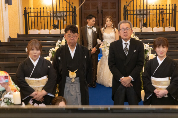 新潟県　三条市　見附市　長岡市　結婚式場　家族愛　ゲスト　泣き笑い　ドレス　和装