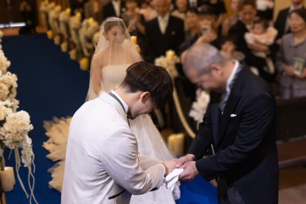 新潟県三条市　長岡市　新潟市　結婚式場　チャペル挙式　ウェディングドレス　　パパママキッズ婚   前撮り