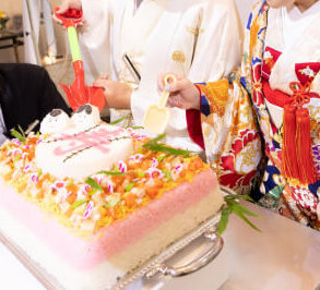 新潟県、三条市、長岡市、見附市、結婚式場、ケーキ、演出