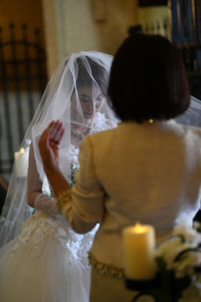 新潟県　三条市　見附市　長岡市　結婚式場　チャペル　ウエディングドレス　ベール