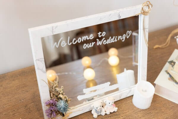 新潟県三条市、見附市、長岡市、結婚式場、装飾、花、受付