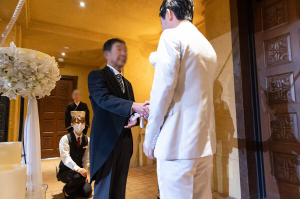 新潟県三条市　長岡市　新潟市　結婚式場　チャペル内人前式　ウェディングドレス　 前撮り　ジャケットセレモニー