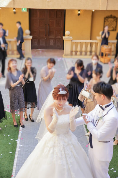 新潟県　三条市　見附市　長岡市　結婚式場　チャペル　アフターセレモニー　クッショントス