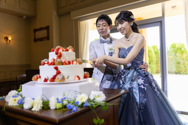 新潟県三条市　長岡市　新潟市　結婚式場　チャペル内人前式　ウェディングドレス　 前撮り　ジャケットセレモニー