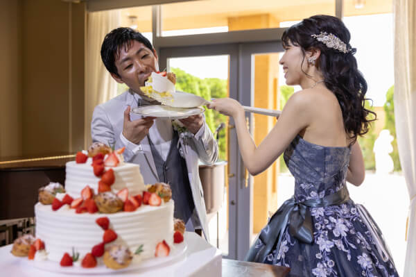 新潟県三条市　長岡市　新潟市　結婚式場　チャペル内人前式　ウェディングドレス　 前撮り　ジャケットセレモニー