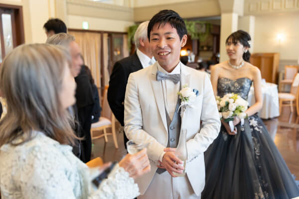 新潟県三条市　長岡市　新潟市　結婚式場　チャペル内人前式　ウェディングドレス　 前撮り　ジャケットセレモニー