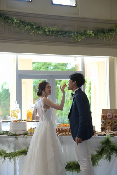 新潟県三条市　長岡市　新潟市　結婚式場　ウェディングパーティー　ウェディングドレス　 前撮り　カラードレス　ウェディングケーキ