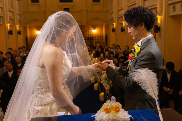 新潟県三条市　長岡市　新潟市　結婚式場　チャペル内人前式　ウェディングドレス　 前撮り　ジャケットセレモニー