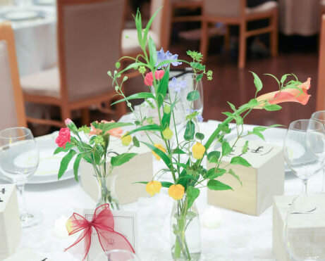 新潟県三条市、長岡市、見附市、結婚式場、会場、花、ドレス