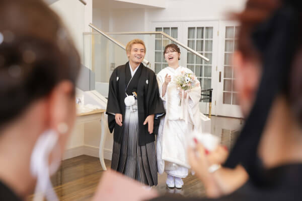 新潟県三条市　長岡市　新潟市　結婚式場　チャペル内人前式　和装　