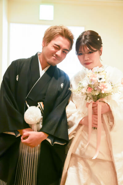 新潟県三条市　長岡市　新潟市　結婚式場　チャペル内人前式　和装　