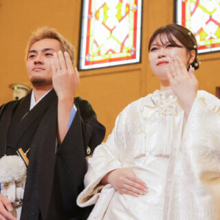 最新パーティレポート更新◆1月9日◆チャペルで挙げる！白無垢＆紋服の人前挙式♪
